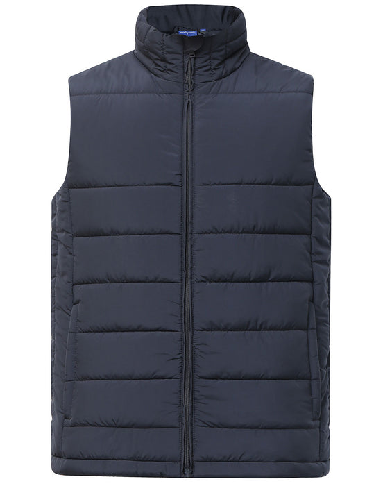 JK61 Men's Sustainable Insulated Puffer Vest (3D Cut)