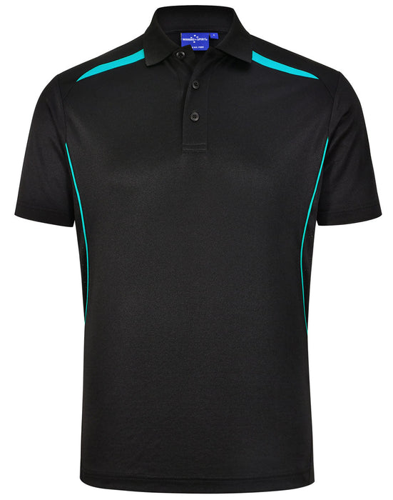 PS93 MENS SUSTAINABLE POLY/COTTON CONTRAST SS POLO