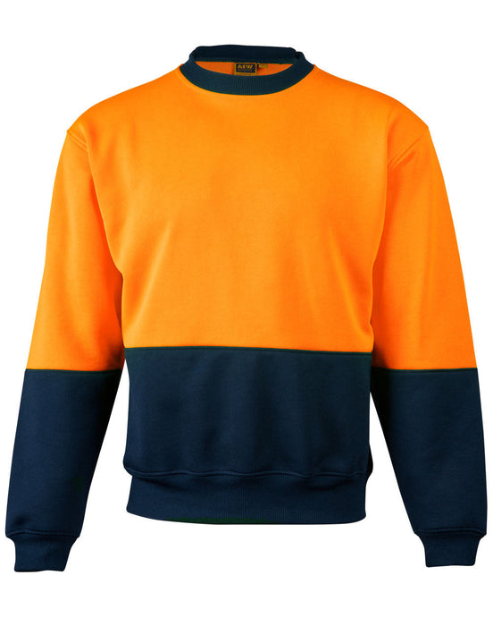 SW09 HI-VIS TWO TONE CREW NECK