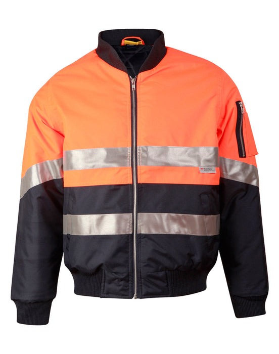 SW16A HI-VIS TWO TONE FLYING JACKET WITH 3M TAPES