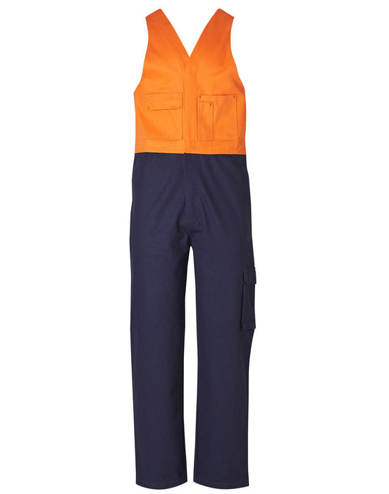 SW202 HI-VIS ACTION BACK MEN'S OVERALL STOUT SIZE