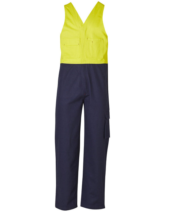 SW202 HI-VIS ACTION BACK MEN'S OVERALL STOUT SIZE