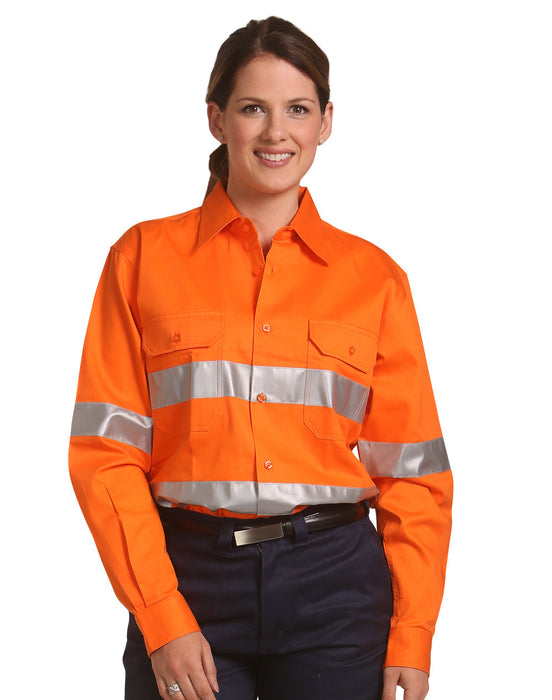 SW52 COTTON DRILL SAFETY SHIRT - Unisex