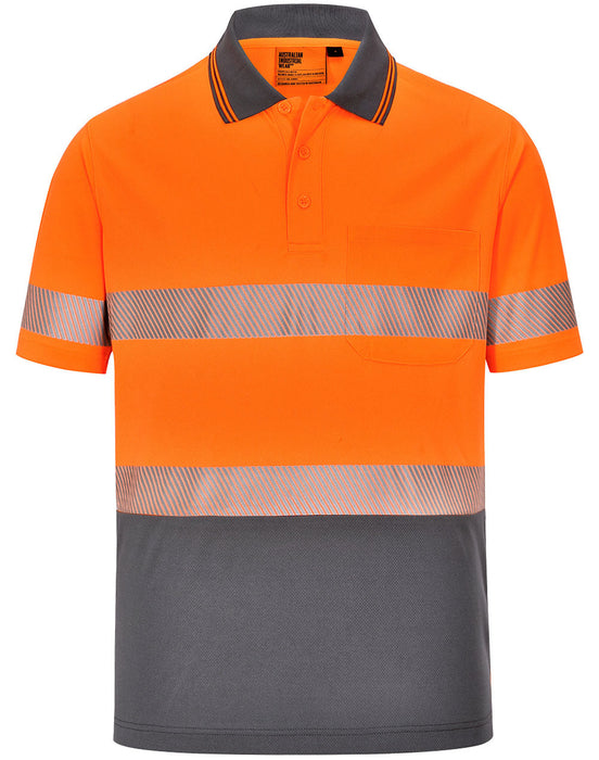 SW85 UNISEX COOLDRY SEGMENTED SS POLO