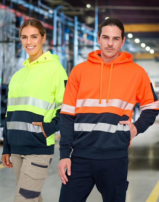 SW88 Hi-Vis Two Tone Safety Hoodie With Segmented Tapes