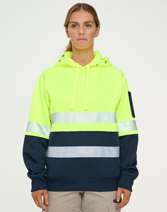 SW88 Hi-Vis Two Tone Safety Hoodie With Segmented Tapes