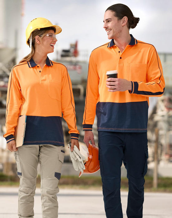 SW90 Hi-Vis Sustainable Cool-Breeze Truedry Safety L/S Polo