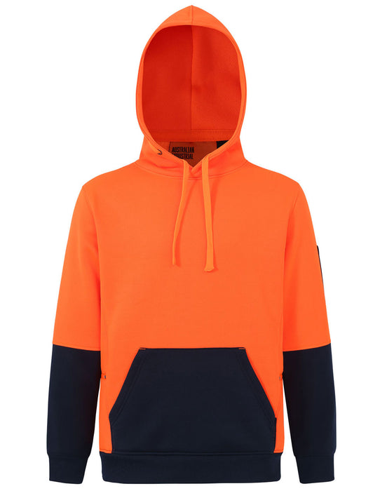 [SW91] Hi-Vis Two Tone Water Resistant Fleece Hoodie