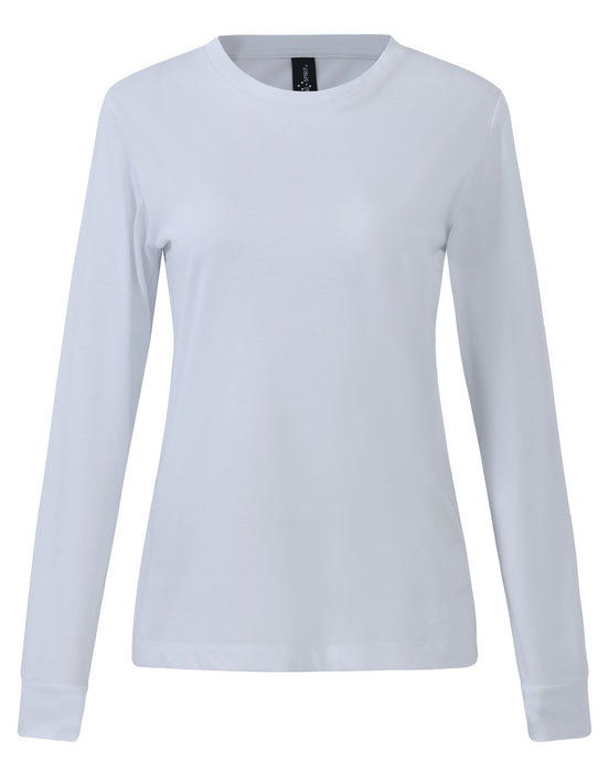 [TS48] Ladies' Premium Cotton Face L/S Tee Shirt