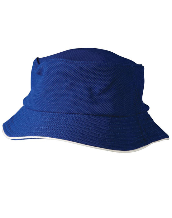 CH71 Pique Mesh With Sandwich Bucket Hat