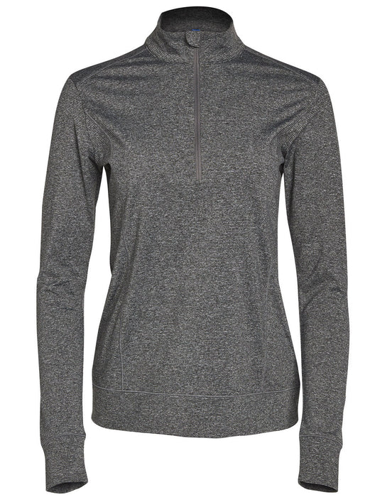 FL26 Ultimate Half Zip Long Sleeve Sweat Top- Ladies