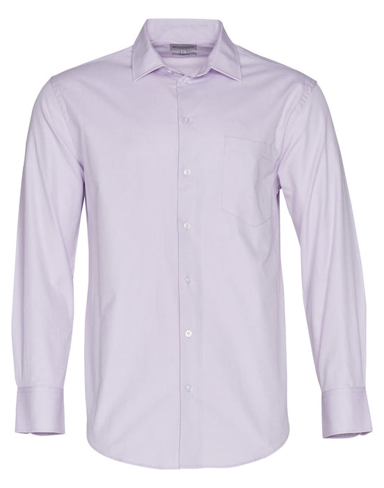 M7040L Men's CVC Oxford Long Sleeve Shirt