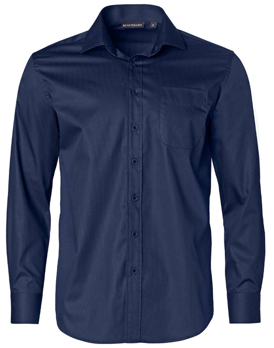 M7110L BARKLEY MENS TAPED SEAM LONG SLEEVE SHIRT