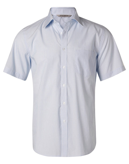 M7211 Men's Fine Stripe Short Sleeve Shirt