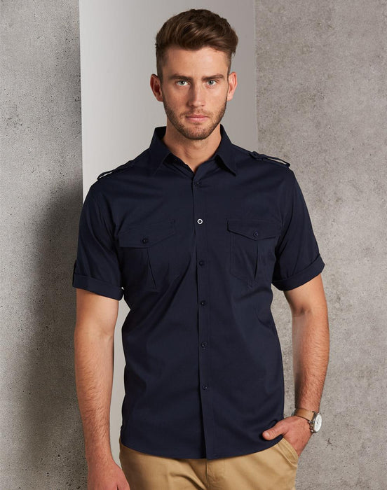 M7911 Men's Short Sleeve Military Shirt