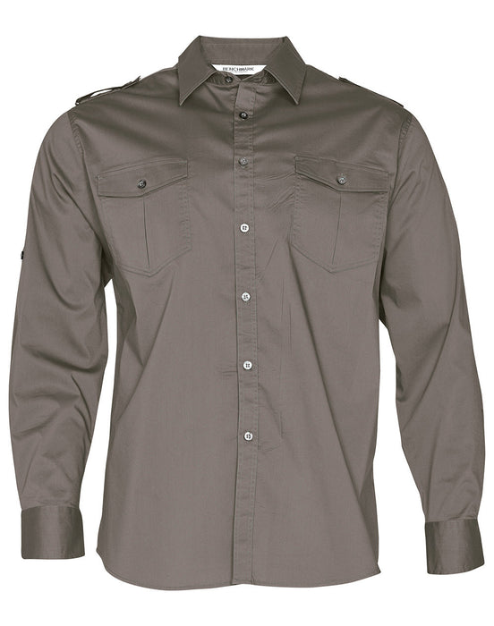 M7912 Men's Long Sleeve Military Shirt