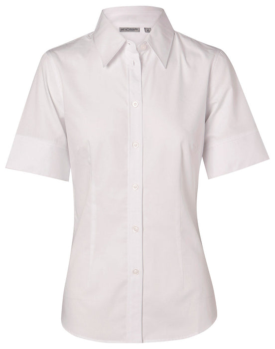 M8030S Women's Fine Twill Short Sleeve Shirt