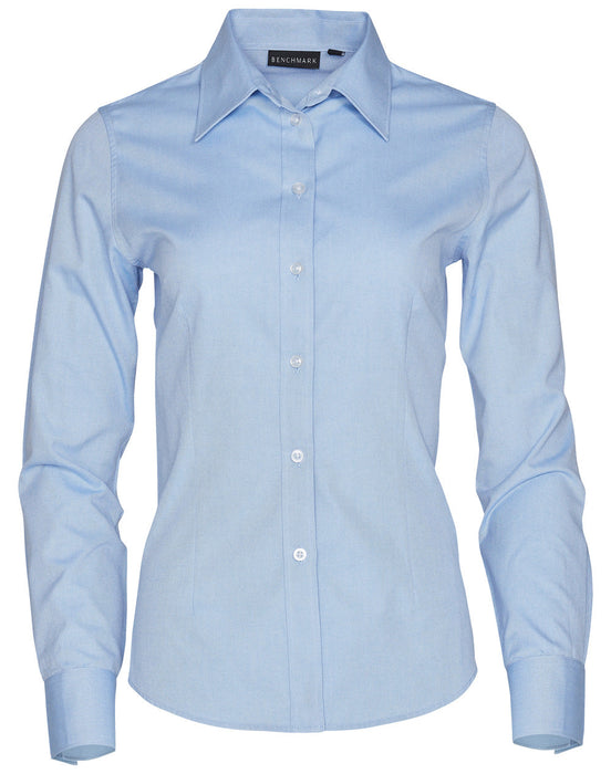 M8040L Women's CVC Oxford Long Sleeve Shirt