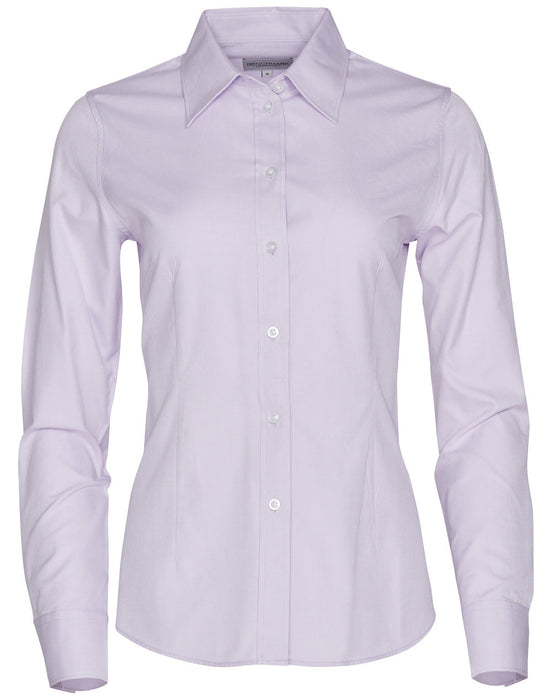 M8040L Women's CVC Oxford Long Sleeve Shirt