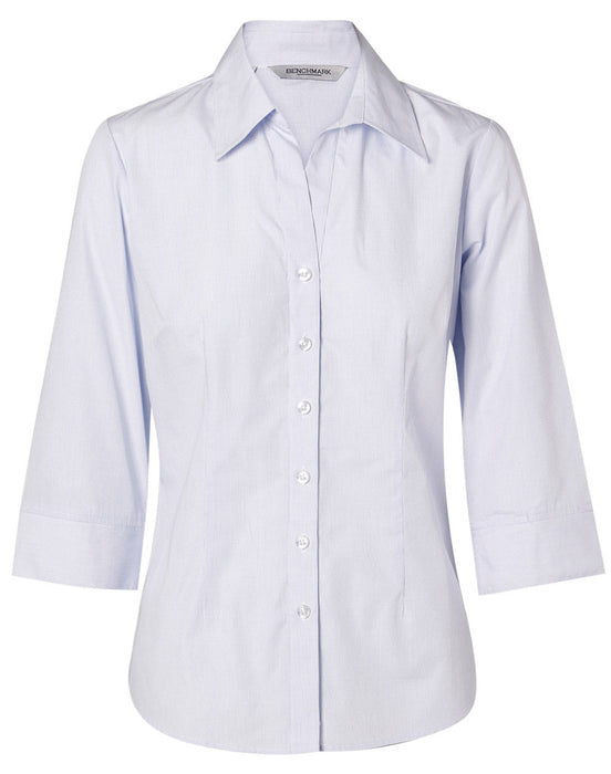 M8360Q Women's Mini Check 3/4 Shirt