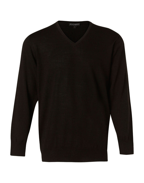 M9502 Men's V-Neck Long Sleeves Jumper