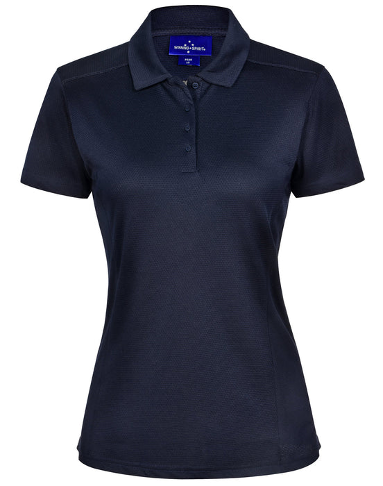 PS88 BAMBOO CHARCOAL CORPORATE SHORT SLEEVE POLO Ladies