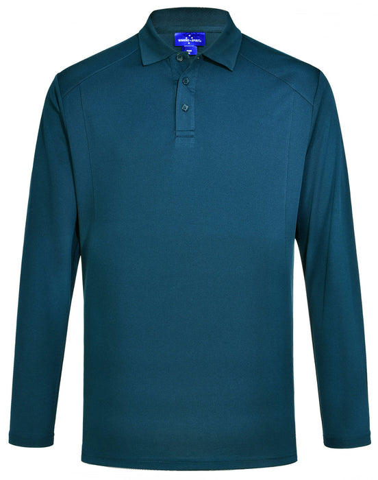 PS89 LUCKY BAMBOO LONG SLEEVE POLO Mens