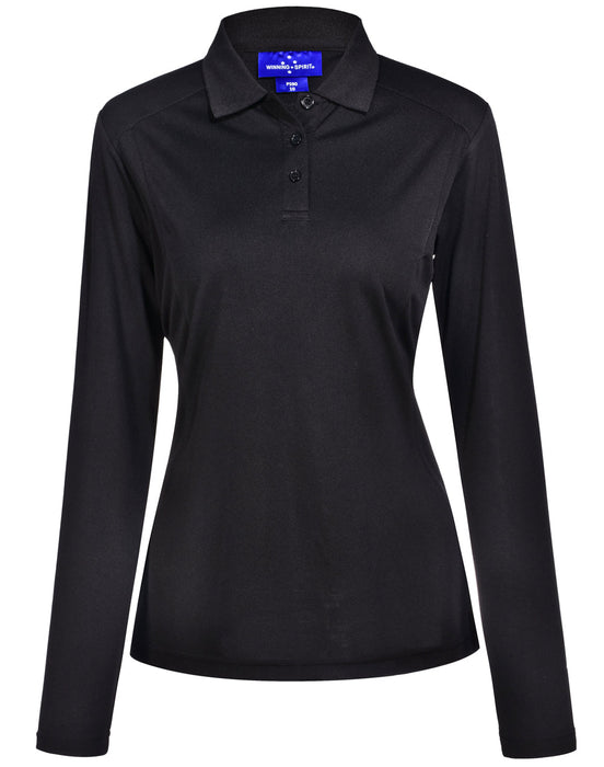 PS90 LUCKY BAMBOO LONG SLEEVE POLO Ladies