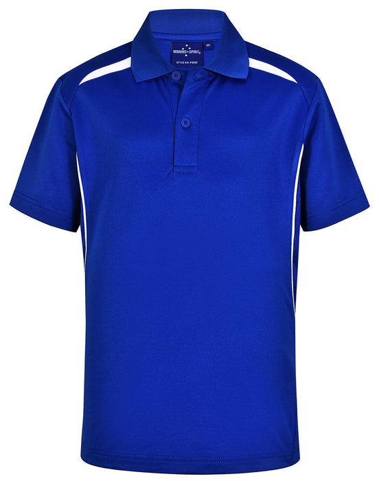 PS93K KIDS SUSTAINABLE POLY/COTTON CONTRAST SS POLO