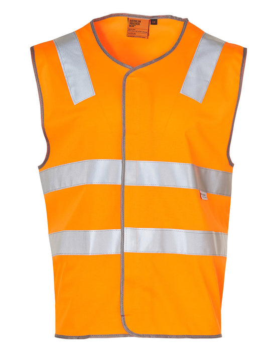 SW03 HI-VIS SAFETY VEST WITH REFLECTIVE TAPES