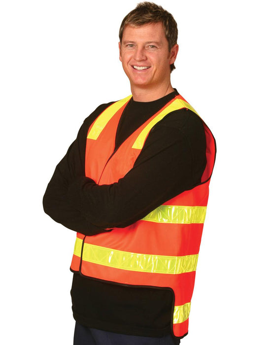 SW10A HI-VIS VIC ROAD STYLE SAFETY VEST