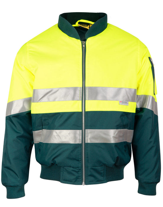 SW16A HI-VIS TWO TONE FLYING JACKET WITH 3M TAPES