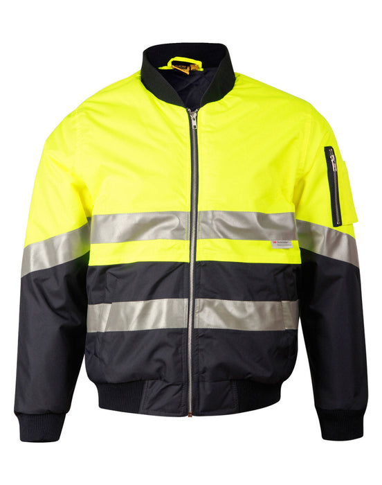 SW16A HI-VIS TWO TONE FLYING JACKET WITH 3M TAPES