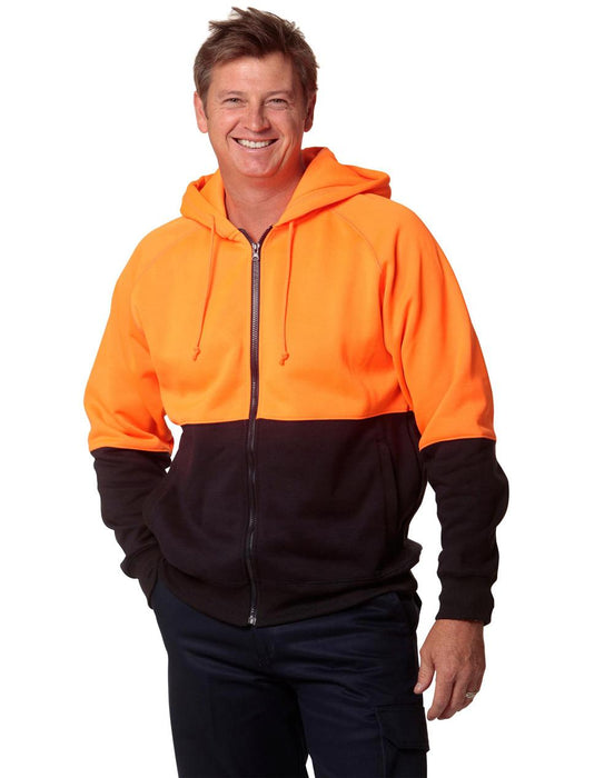 SW24 HI-VIS TWO TONE FLEECE HOODIE