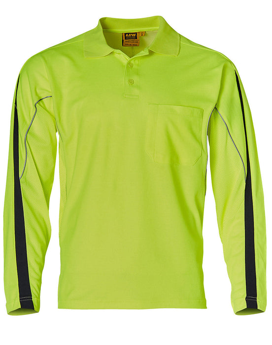 SW33A HI-VIS LEGEND LONG SLEEVE POLO Men's