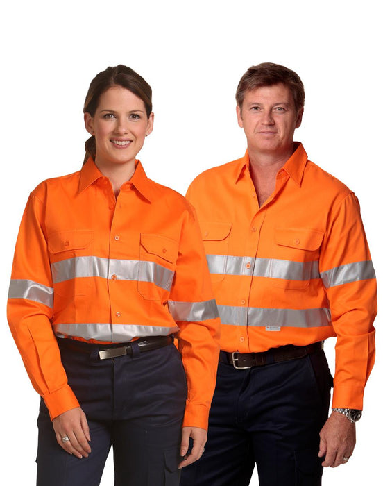 SW52 COTTON DRILL SAFETY SHIRT - Unisex