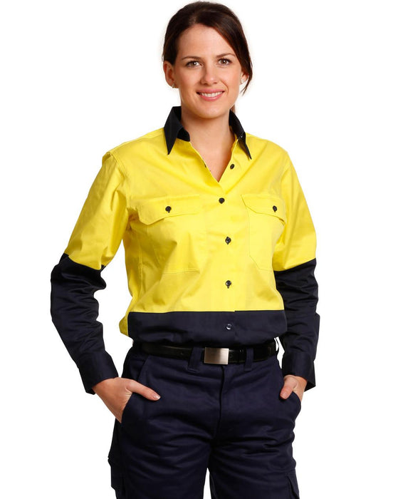 SW64 WOMEN'S LONG SLEEVE SAFETY SHIRT