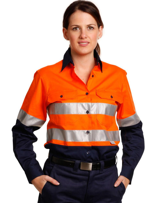 SW65 WOMEN'S LONG SLEEVE SAFETY SHIRT