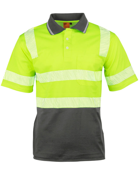 SW73 UNISEX TRUEDRY BIOMOTION SEGMENTED SS SAFETY POLO