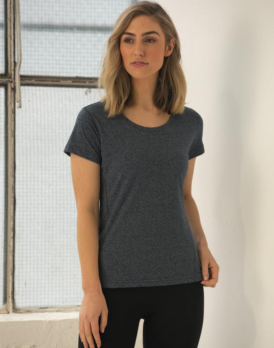 TS28 HIGH PERFORMANCE HEATHER TEE Ladies