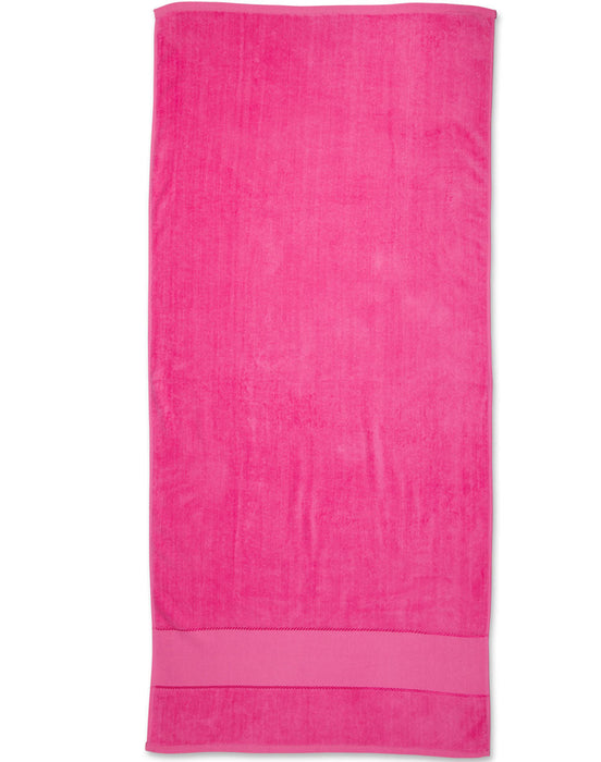 TW04A TERRY VELOUR BEACH TOWEL