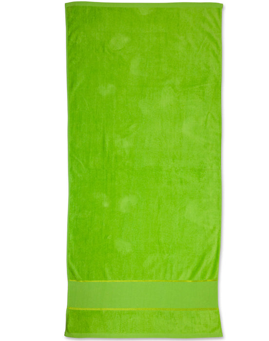 TW04A TERRY VELOUR BEACH TOWEL