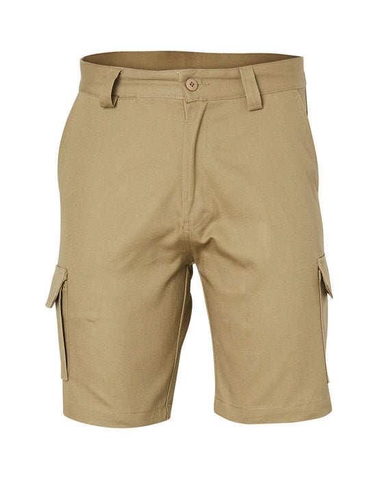 WP06 MEN'S HEAVY COTTON DRILL CARGO SHORTS