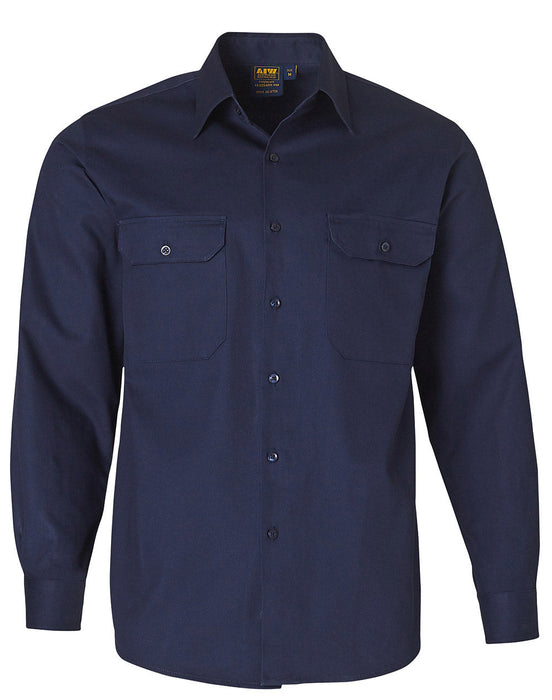 WT04 COTTON DRILL WORK SHIRT