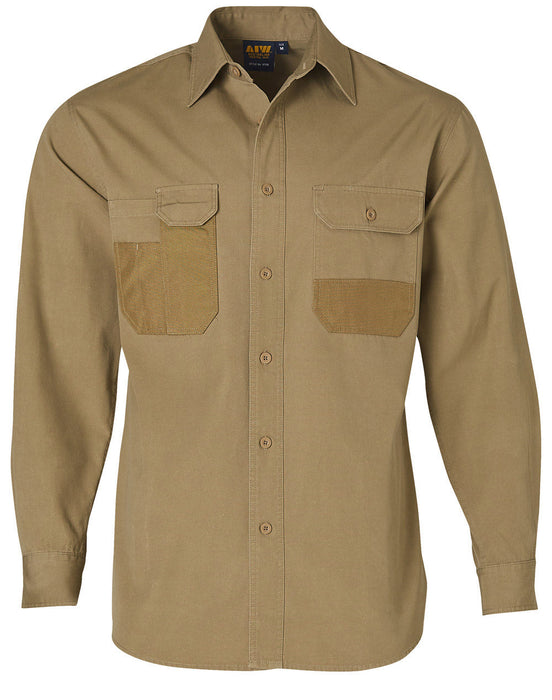 WT06 DURABLE LONG SLEEVE WORK SHIRT