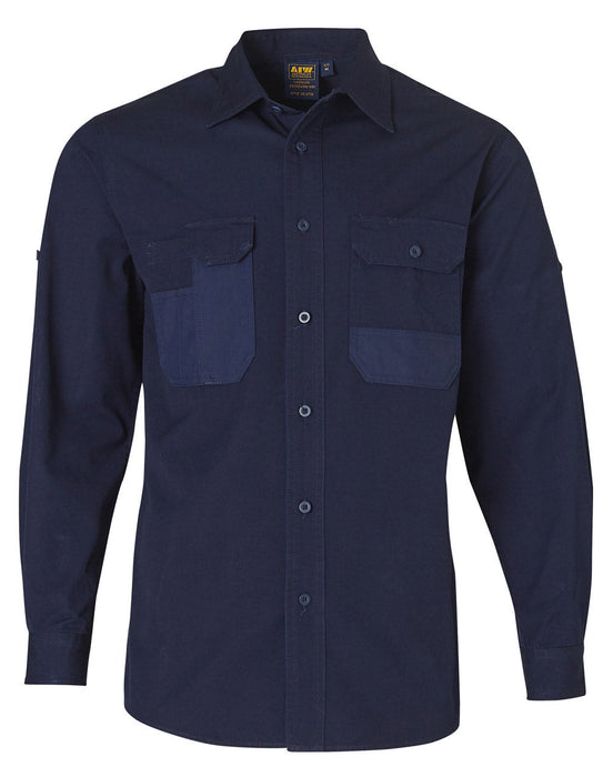 WT06 DURABLE LONG SLEEVE WORK SHIRT